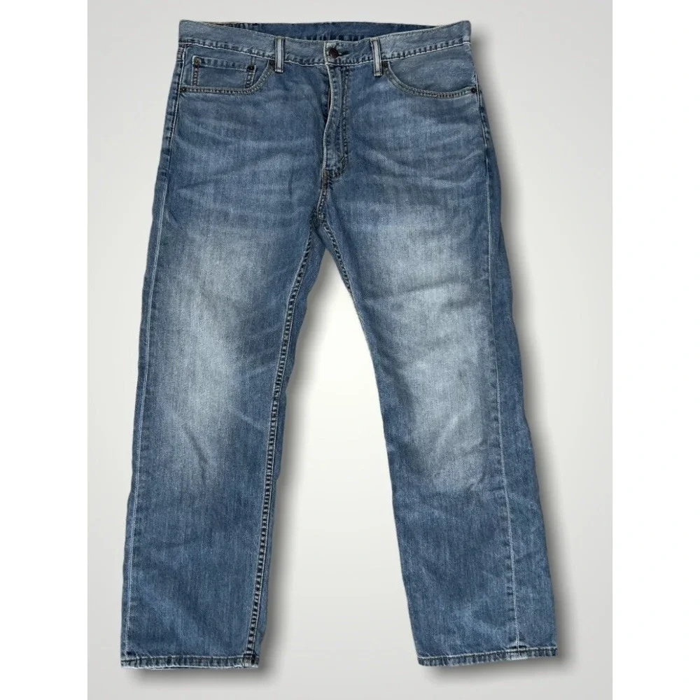 Levi's 505 Men's Jeans Size 38x29 Straight Leg Blue Denim Jeans Pants